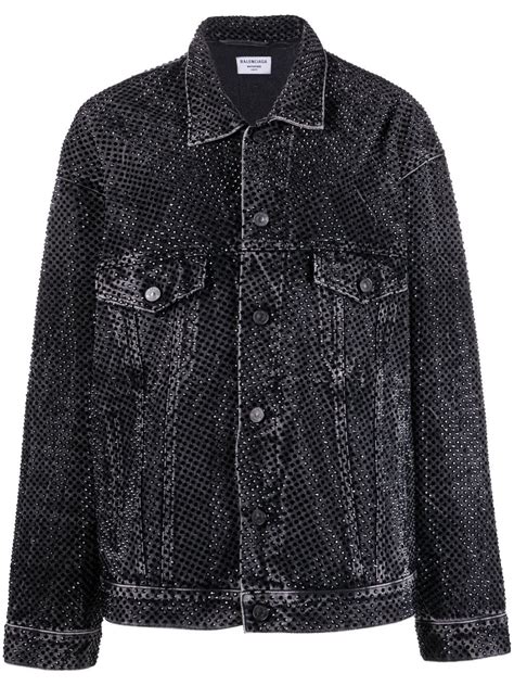 balenciaga replica denim jacket|balenciaga jeans jacket women.